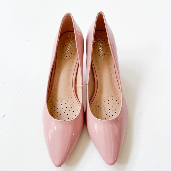 Forever Mauve PAT Pointed Toe Heels Grande-22 - Picture 5 of 8